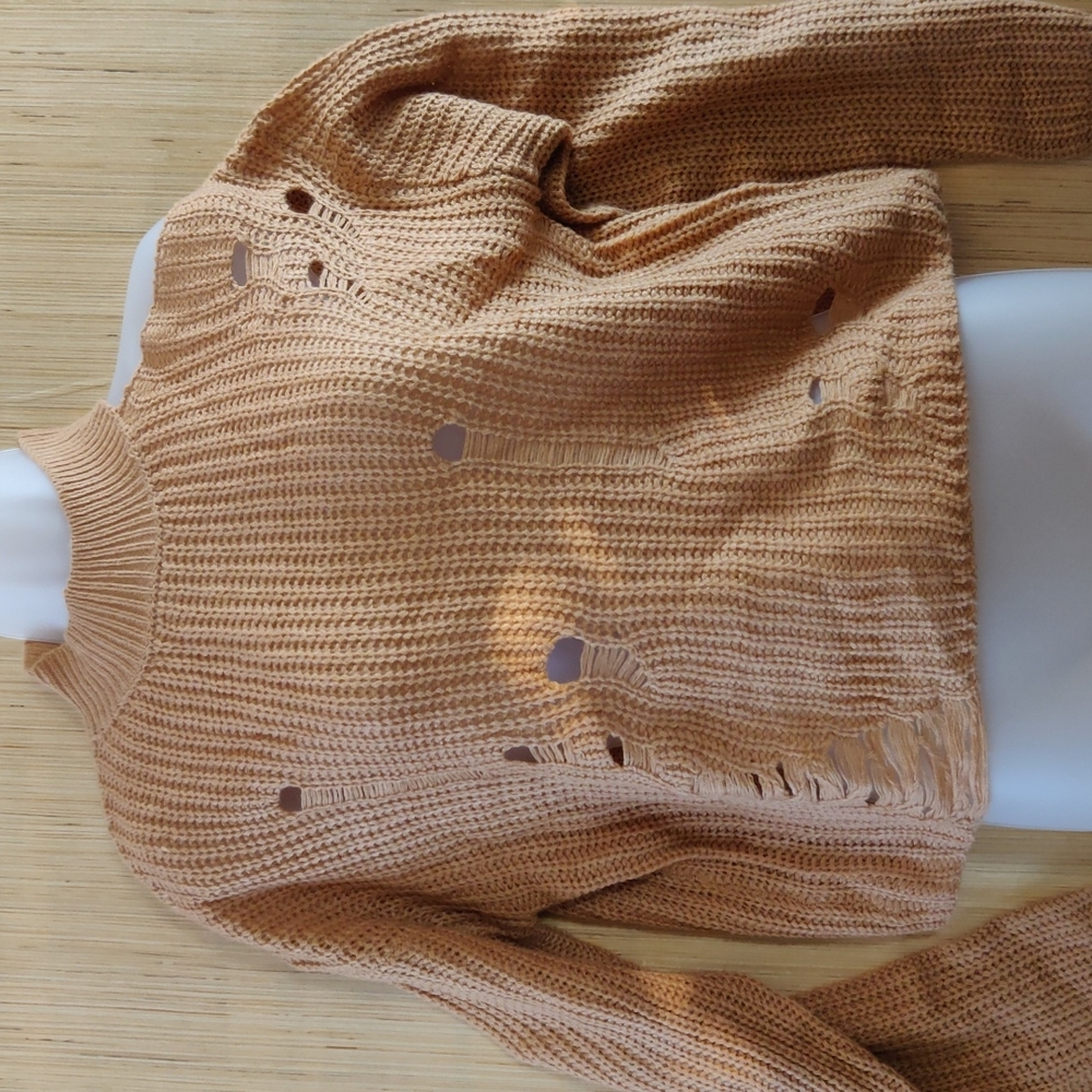 Sweater with cut out
